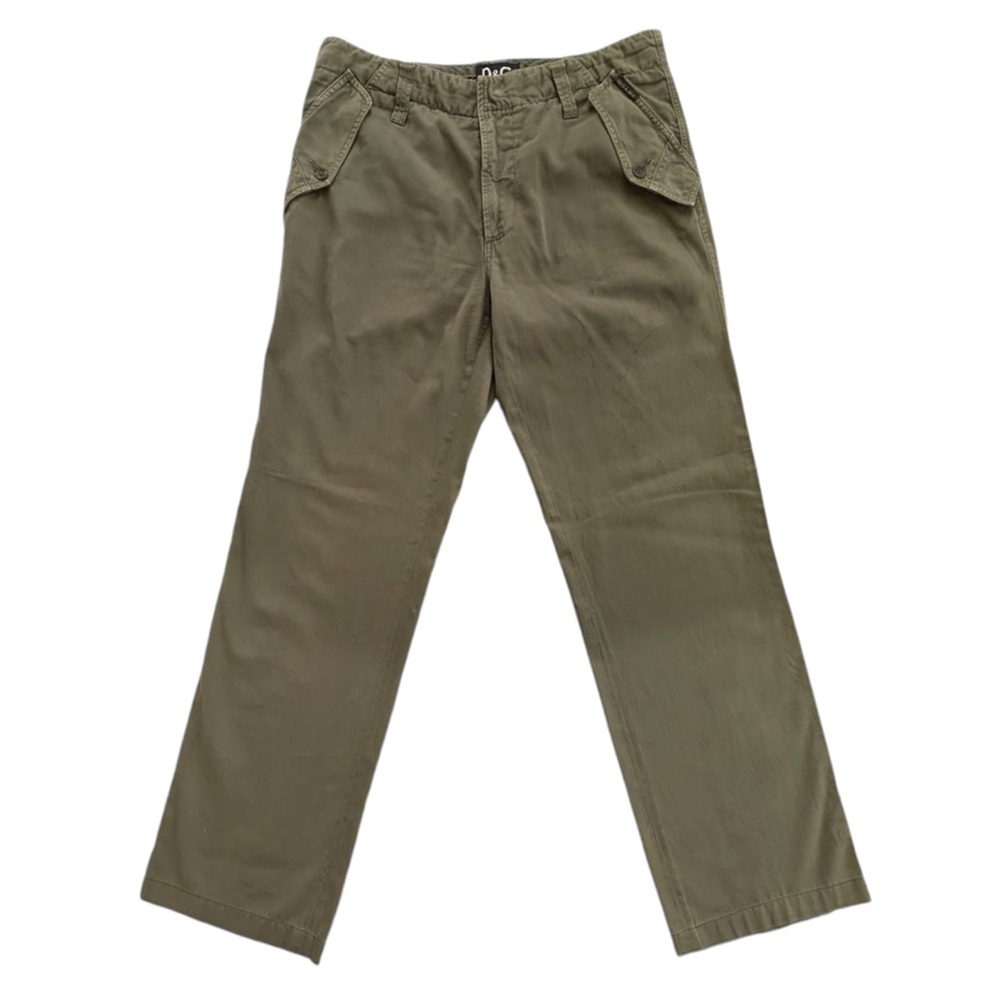 VINTAGE DESIGNER DOLCE GABBANA D&G KHAKI PANTS